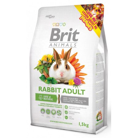 BRIT Animals RABBIT ADULT Complete 1,5kg