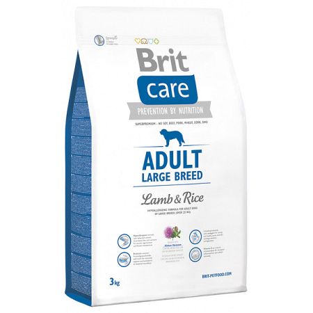 Brit Care granuly Adult Large Breed jahňa a ryža 3 kg