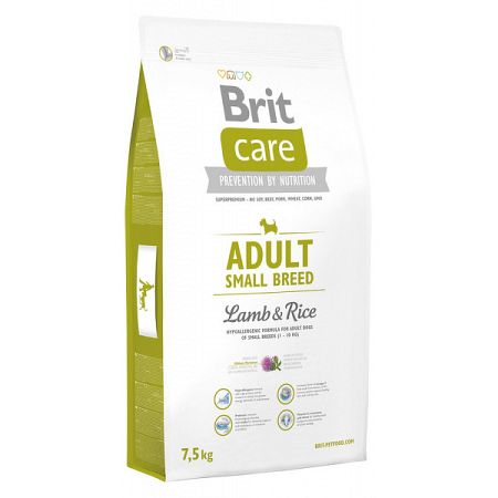 Brit Care granuly Adult Small Breed jahňa a ryža 7,5 kg