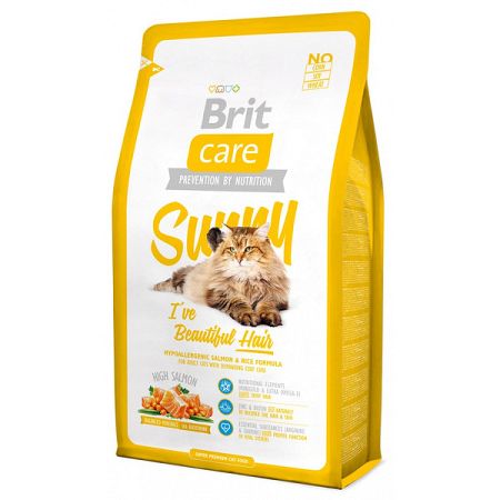 Brit Care granuly Cat Sunny I've Beautiful Hair losos 400g