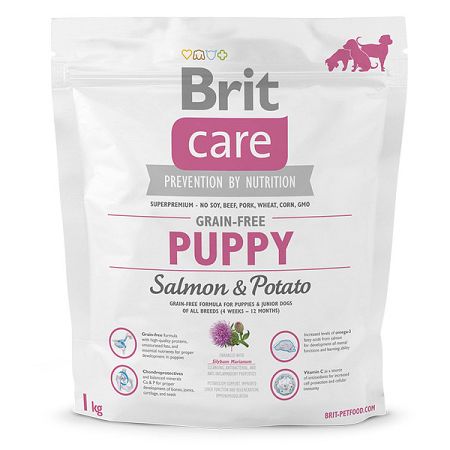 Brit Care granuly Grain-free Puppy losos a zemiaky 1 kg