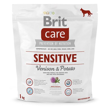 Brit Care granuly Grain-free Sensitive zverina a zemiaky 1kg