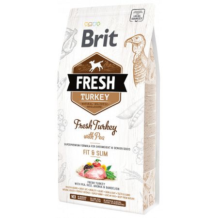 Brit Fresh granuly Light Fit & Slim morka a hrach 2,5 kg