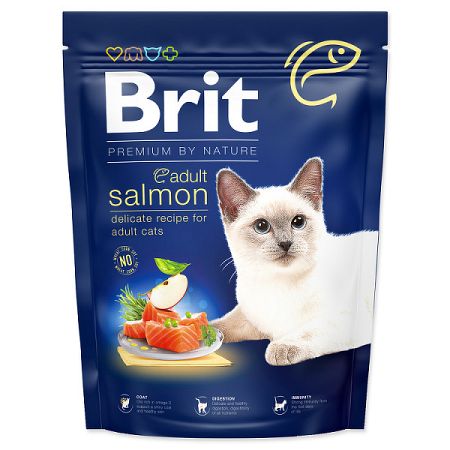 Brit Premium by Nature granuly Adult losos 300 g