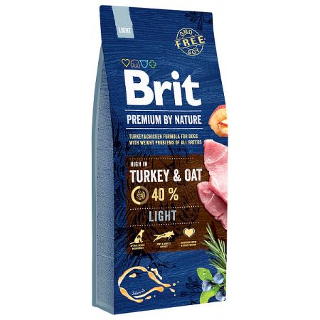 Brit Premium by Nature granuly Light morka 15 kg