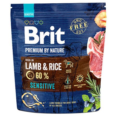 Brit Premium by Nature granuly Sensitive jahňa 1 kg