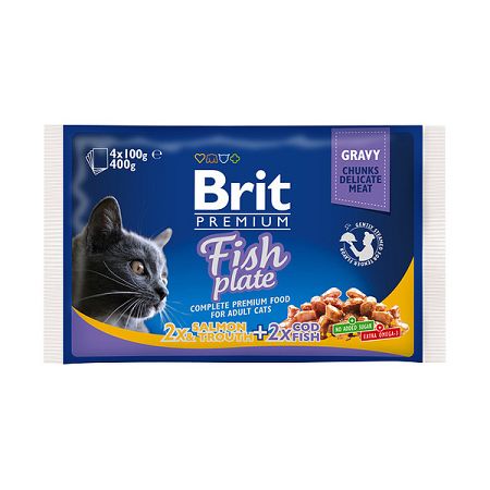 BRIT Premium Cat Fish 4x100g