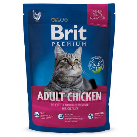 Brit Premium granuly Cat Adult kura 1,5 kg