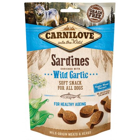 Carnilove Dog Semi Moist Sardines enriched with Wild garlic 200 g