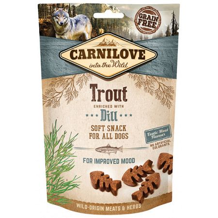 Carnilove Dog Semi Moist Snack trout enriched with dill 200 g