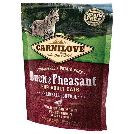 Carnilove Duck and Pheasant Adult Cats - Hairball Control 400g