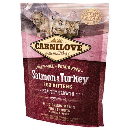 Carnilove Salmon and Turkey Kittens - Healthy Growth 400g