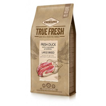 Carnilove True Fresh granuly Large Breed kačka 11,4kg