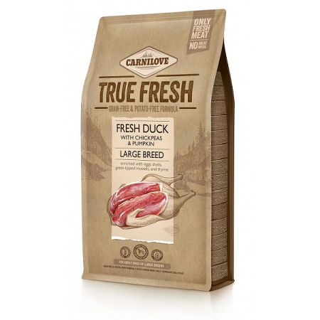 Carnilove True Fresh granuly Large Breed kačka 4kg