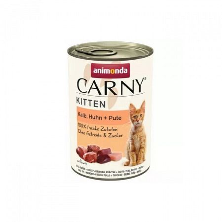 Carny Kitten hovadzie, telacie a kura 400g