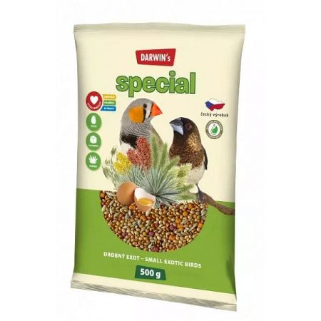 DARWINs krmivo pre drobné exoty 500 g