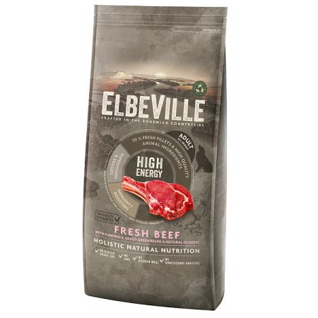 ELBEVILLE granuly Adult All Breeds Fresh Beef High Energy 11,4kg