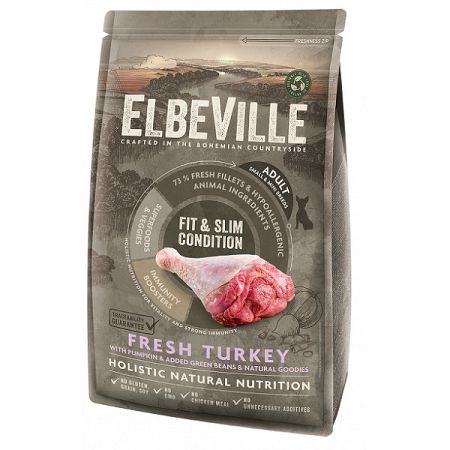 ELBEVILLE granuly Adult Mini Fresh Turkey Fit and Slim Condition 1,4kg