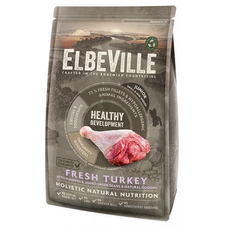 ELBEVILLE granuly Puppy and Junior Mini Fresh Turkey Healthy Development 1,4kg