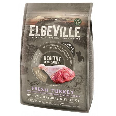 ELBEVILLE granuly Puppy and Junior Mini Fresh Turkey Healthy Development 4kg