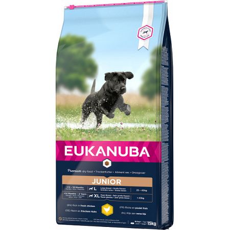 Eukanuba granuly junior large 15 kg