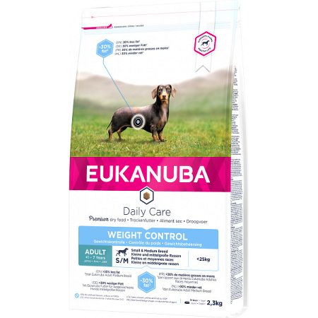 Eukanuba granuly Medium Weight & Control 3kg