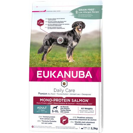 Eukanuba granuly pre dospelé psy Mono Protein losos 2,3kg