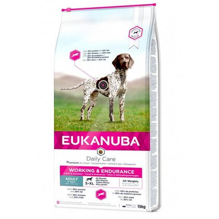 Eukanuba granuly pre psy Adult Working Endurance 15 kg