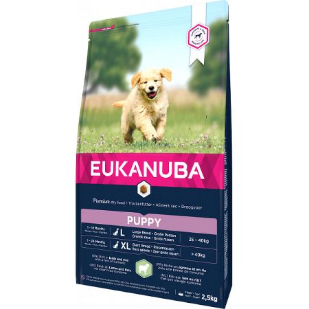 Eukanuba granuly Puppy & Junior jahňa 2,5kg