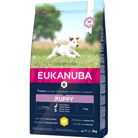 Eukanuba granuly Puppy Small 3kg