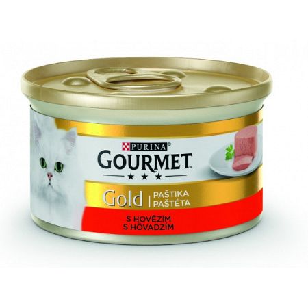 Gourmet Gold Cat konzerva hovädzie 85 g