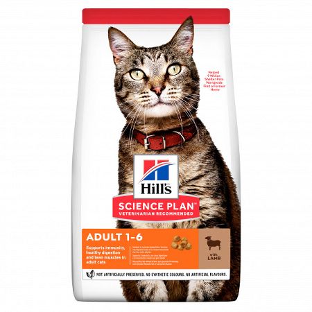 Hill´s Science Plan Feline Adult Lamb & Rice 10kg