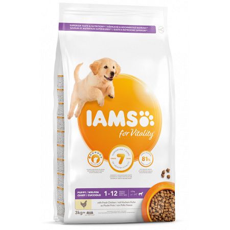 IAMS DOG PUP LR CKN 3KG