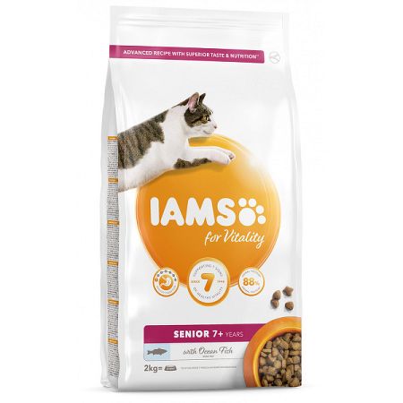 IAMS granuly pre mačky senior Ocean Fish 2kg