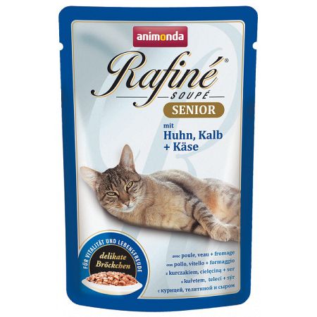 Kaps. Rafine Soupe Senior kura + tela + syr 100g