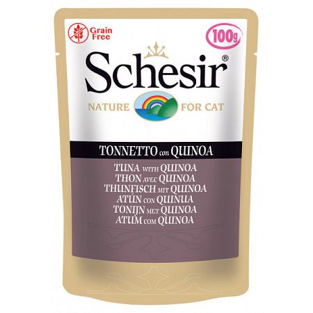 Kapsicka SCHESIR Cat tuniak+quinoa 100g