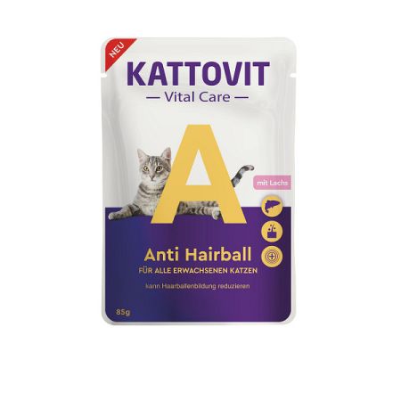 Kattovit Anti Hairball kapsička losos 85 g