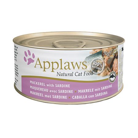 Konzerva Applaws Cat Mackerel a Sardine 70g