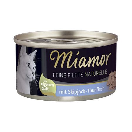 Konzerva MIAMOR Feine Filets Naturelle skipjack - tuniak v šťave 80g