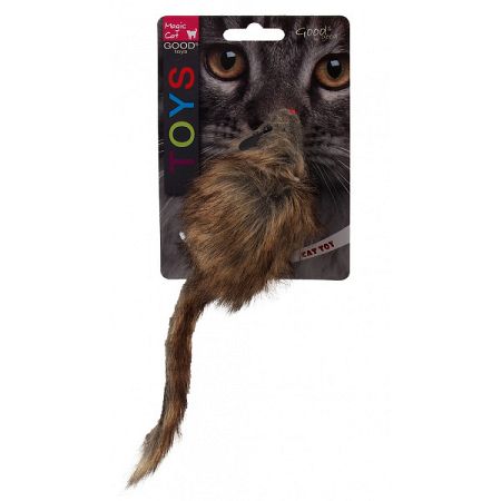 Magic cat hračka myš plyš gigant s catnipom 21 cm