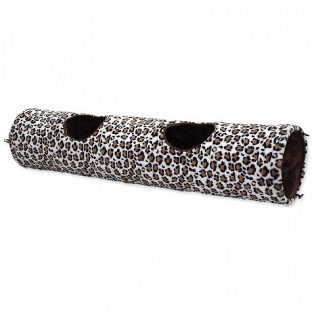 Magic Cat tunel plyš 120 cm leopard