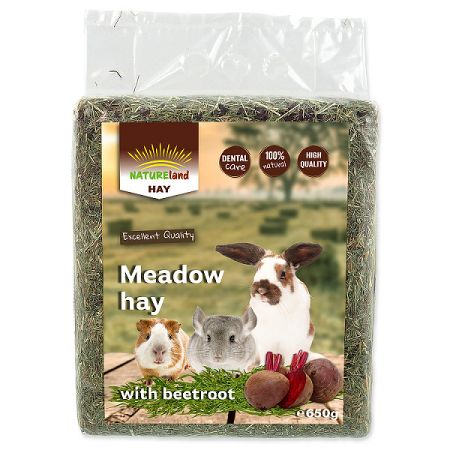 Nature Land Hay seno s červenou repou 650 g​