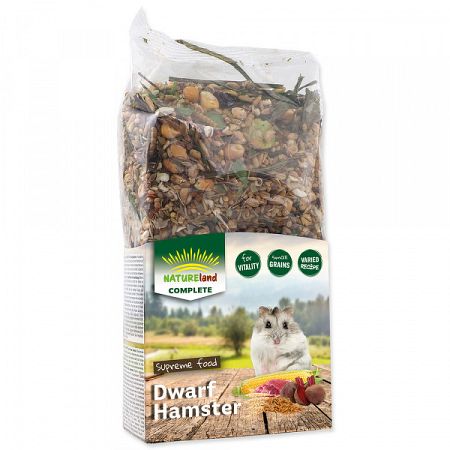 Nature Land krmivo Complete pre zakrpatené škrečky 300 g