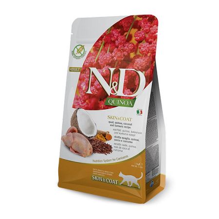 ND Cat GF Quinoa Skin&Coat prepelica 1,5 kg