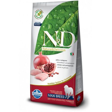 ND Dog Prime Adult kura a granátové jablko 12 kg