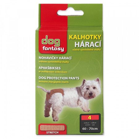 Nohavičky DOG FANTASY háracie béžové XXL