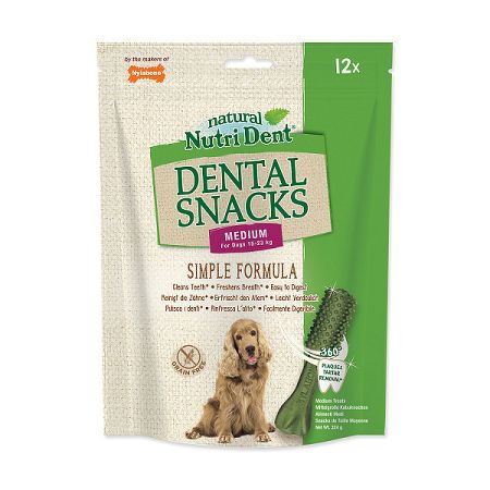 Nutri Dent pochúťka Dental Snacks Medium 12 ks