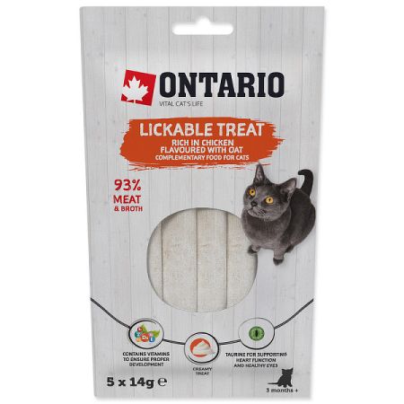 Ontario cat lízacia poch. 5x14 g kura/ovos