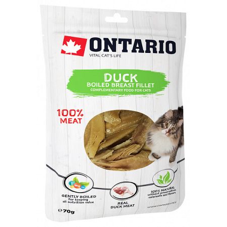 Ontario cat pochúťka 70 g varené kačacie prsia filety