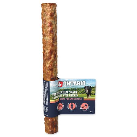 Ontario dog protein snack veľká rolka s kuracinou 25 ,4 cm